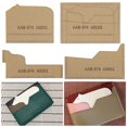 thumbnail image 4 of Craft Tools, Interesting  Bear Leather Wallet, Acrylic Template, DIY Leather Craft, For, 4 of 8