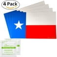 thumbnail image 2 of Spy Spot Set of 4 Texas Lone Star State Vinyl Stickers UV Resistant Weatherproof 4" x 2.5", 2 of 5