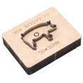 thumbnail image 2 of Leather Cutting Die Pig Shape Mould Punch Cutter Craft Tool for Paper Rubber Plastic, 2 of 14