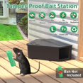 thumbnail image 4 of Rat Station Box Anblak, paquete de 6 unidades con 1 llave, reutilizable para interiores y exteriores, 4 of 9