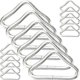 thumbnail image 4 of 30 piezas de trampolín resistentes al desgaste Hebillas de triangulador de metal triangulares de triángulo profesional, 4 of 5