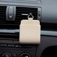 thumbnail image 4 of Car Storage Bag, PU Leather Car Air Vent Storage Bag, 4 of 5