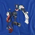 thumbnail image 2 of Batman Joker Harley Choke Women's T Shirt, Royal, Large, 2 of 6