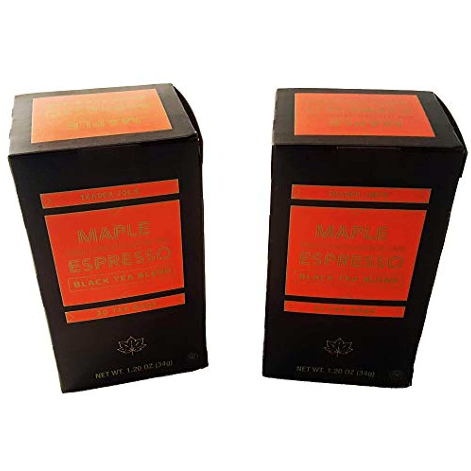 Tj Maple Espresso Black Tea 2Pack (40 Bags)