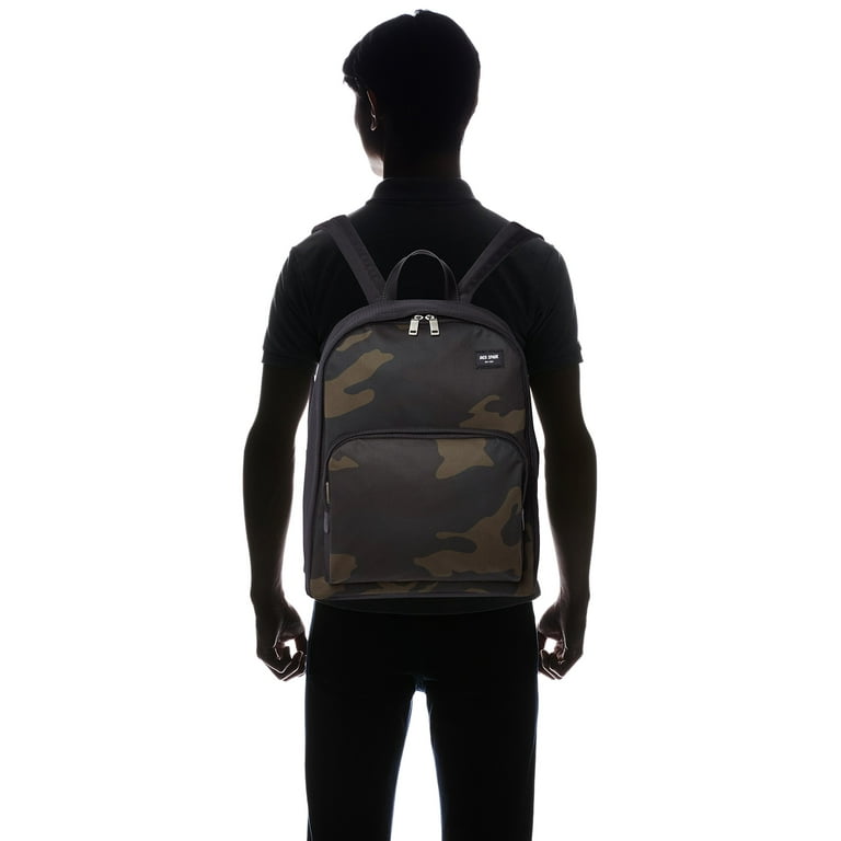 jack spade men s camo utility twill bookpack black camo