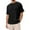 Black, variant on NLLSHGJ Men's Dress Shirts Slim Fit Men's Linen Solid Color Shirt Short Sleeve Crew Neck Beach Top Vintage T Shirt for Men Mens Flannel Shirts Long Sleeve Dress Shirts for Men Regular Fit Flex