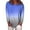#1 Blue Long Sleeve, variant on Woman Tie Dye Harajuku Funny T shirt Ladies Gradient Color Short Long Sleeve Hip Hop Tees Shirts Korean Tops Casual Loose Trendy T-shirt