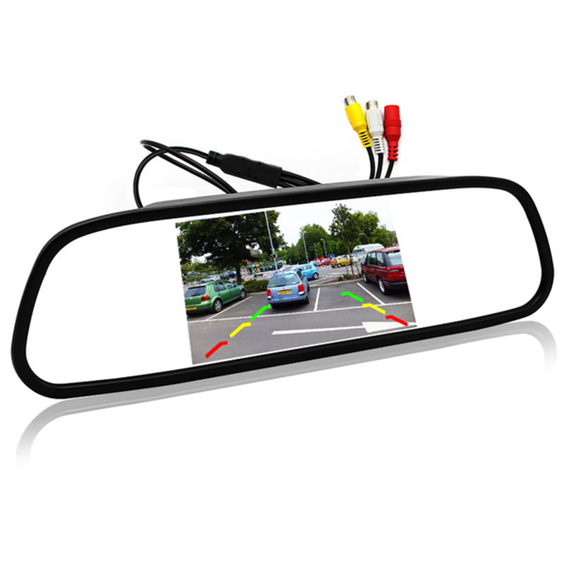 Ultra Thin 9" Inch TFT LCD Color 2 Video Input Car Rear View Monitor HD 800X480 