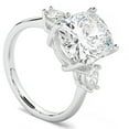 thumbnail image 3 of Pompeii Certified 6Ct Cushion Cut 3-Stone Diamond Engagement Ring 14k Gold Lab Grown, 3 of 8