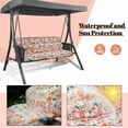 thumbnail image 3 of 63in Porch Swing Cushion ,Waterproof Patio Glider Cushions, 4in thick, Fade resist 2/3 Seater Replacement Bench Cushions for Outdoor Furniture, 3 of 7