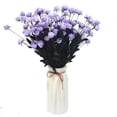 thumbnail image 2 of Artificial Flowers Decorative DIY Party Desktop Roses Bouquet Bedroom Romantic Table Simulation Home Room Decor Outdoor Purple, 2 of 9