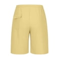 thumbnail image 6 of Sookity Mens Beach Shorts Summer Casual Board Shorts Sports Loose Fit Hiking Shorts Swim Trunks Lightweight Lounge Pants with Pockets Yellow,S, 6 of 8