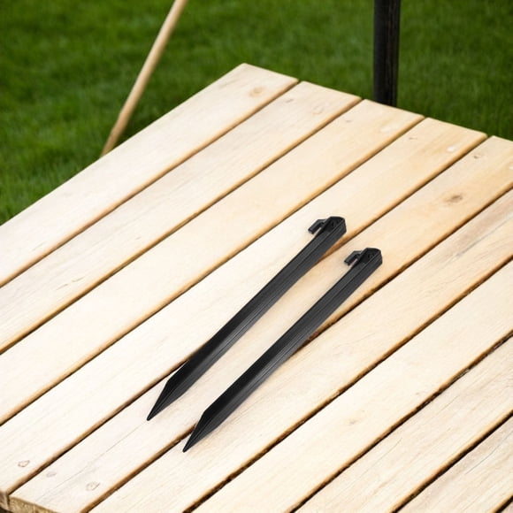 SEWCHICS 12Pcs Heavy Duty Plastic Tent Stakes for Outdoor Camping Beach and Garden Secure Ground Pegs