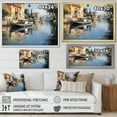 thumbnail image 4 of Designart "Beige Canal expressionistic Canal Loose" Canals Floater Framed Wall Decor, 4 of 7