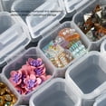 thumbnail image 3 of Billuyoard Caja de almacenamiento de herramientas para decoración de uñas de 28 rejillas con tapa, organizador de cristal de lentejuelas a Almacenamiento y organización del hogar, 3 of 6