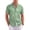 06-Light Green Cocos, variant on Men's Hawaiian Beach Short Sleeve Button Down Shirt Tropical Cuban Collar Casual Shirt