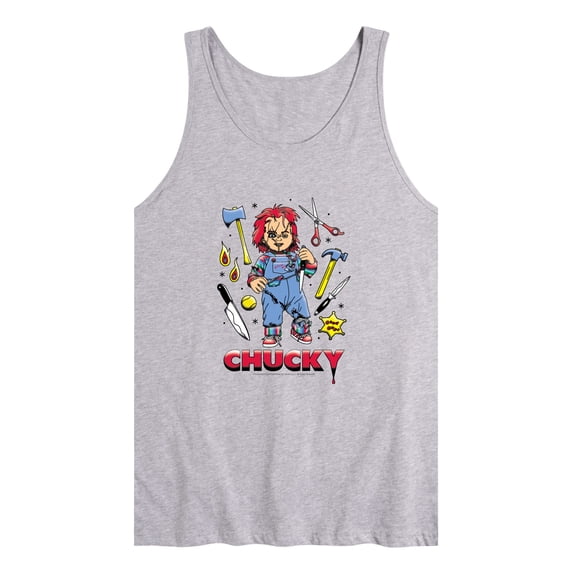 Chucky - Flash Tattoo Graphic Tank Top