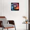 thumbnail image 3 of 10 Inch Wall Clock Battery Operated Silent Clock Decorative for Office, Kitchen, Outdoor, Living Room，Spiral Galaxy Nebula Design, 3 of 4