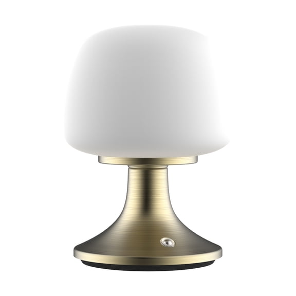 Newhouse Lighting Verona, Brass 2700K Dimmable Cordless USB-C Rechargeable Table Lamp NHTL-VE-BRS, Cordless Desk Lamp for Living Room, Bedroom, Coffee Table, and Other Cozy Home Decor