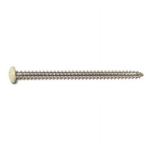 #10 x 3" 18-8 Stainless Steel Phillips Pan Head Sheet Metal Screws SMSPSS-400
