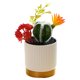 thumbnail image 1 of Planta de simulación en maceta para interior, planta tropical, bonsái de cactus, flor artificial, 1 of 5