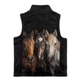 thumbnail image 5 of Garronmavis Cool Horses Zippered Vest Wind Proof Boys Sleeveless Vests 11-12 Stand Collar Lightweight Sleeveless Jackets Outerwear with Pockets Soft Winter Warm Vest Clothes for Boys, 5 of 7