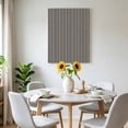 thumbnail image 6 of Canvas Wall Art Simple White Striped Canvas Art Print Black Stripe Vintage Linen Texture Pictures Wall Decor for Living Room Bedroom Artwork Decorations Stretched Framed Ready to Hang 8"x10", 6 of 9