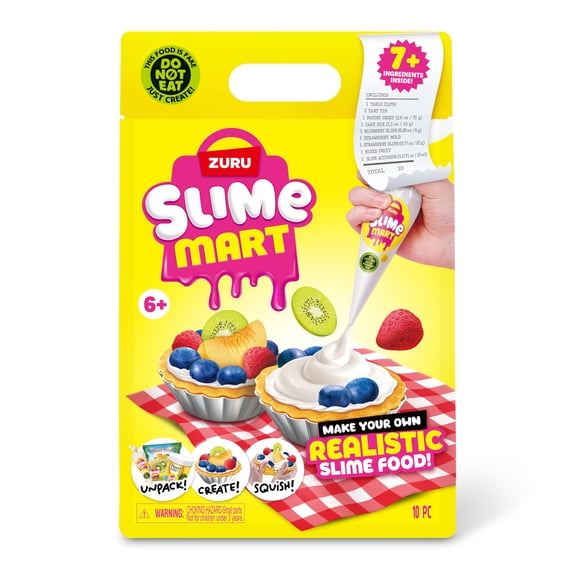 Kit de Slime ZURU DIY Tarta de Fruta 10 piezas para 6 años y más