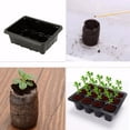 thumbnail image 3 of Holloyiver 1 Packs Seed Starter with Humidity Dome (12 Cells Total Tray) Growing Starting Seed Starting Trays Plant Starter and Base Mini Greenhouse Germination Kit, 3 of 6