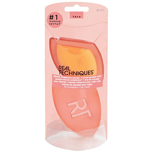 grad Tilbud Se insekter Real Techniques Miracle Complexion Beauty Sponge Makeup Blender with Case,  Perfect For Travel, Beauty Sponge For Foundation Application, Streak-Free  Makeup Tool, Cruelty Free, Latex Free, 2 Piece Set - Walmart.com