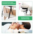 thumbnail image 5 of BestMassage 28" Wide Portable&Foldable Massage Table w/Free Carry Case Chair Bed Spa Facial,Cream, 5 of 7