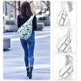 thumbnail image 7 of HAWEE Shoulder Sling Backpack Hiking Chest Bag Sports Travel Crossbody Daypack for Women, David's Deer, 7 of 7