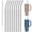 Silver, variant on Tomorotec 40oz Metal Straws, 14PCS Stainless Steel Replacement Straws Fit for Stanley 40oz Adventure Quencher Travel Tumblers w/ 2 Cleaning Brushes, Food-Grade, Dishwasher Safe for Smoothies(Silver)