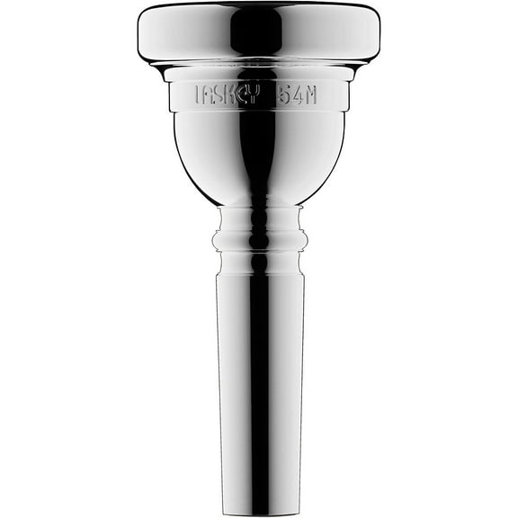 Laskey Classic Series Large Shank Trombone Mouthpiece in Silver 54M