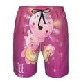 thumbnail image 3 of Fotbe Cute Pink Axolotl A Trajes de Baño Estampados para Hombre, Shorts de Verano de Secado Rápido, Ropa de Playa, Bañadores-Small, 3 of 6