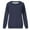 Navy, variant on KBODIU Women's Classic Pullover Sweatshirts Oversized Casual Basic Long Sleeves Tunic Tops Round Neck Loose Fit Blouses Fall Clothes Sweatshirts Plus Size
