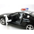 thumbnail image 5 of Kinsmart 2006 Ford Mustang GT Police Diecast Car Model 1/38 Scale  Black & White, 5 of 5