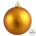 thumbnail image 2 of Adorno Bola Mate Dorado Antiguo Vickerman 3 cm 12 por Bolsa, 2 of 4