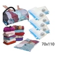 thumbnail image 1 of La bolsa al vacío comprime ropa de 70 cm x 110 cm para ahorrar espacio, 1 of 2