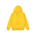 thumbnail image 5 of XUNZOO Children Boys Girls Solid Fleece Hoodies Hooded Sweatshirt Jumper Hoody Outerwear Pullover Yellow 110, 5 of 8