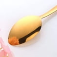 thumbnail image 4 of Juego de 30 Cucharillas, Cucharas Doradas de Acero Inoxidable, para Cena, Postre, Pastel, Restaurantes, Hogar, Cafetería, 4 of 5