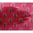 thumbnail image 4 of oneOone Viscose Chiffon Fabric Floral & Flying Swan Block Print Fabric BTY 42 Inch Wide, 4 of 4