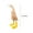 Yellow-6.69", variant on Duck Figurine with Spotty Wellies Funny Standing Duck Statues Decorative Resin Rain Boot Animal Sculpture Collectible Crafts Waterproof Indoor & Outdoor Garden Lawn Ornament