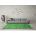 thumbnail image 3 of Ahgly Company Indoor Rectangle Oriental Emerald Green Industrial Area Rugs, 7' x 10', 3 of 4