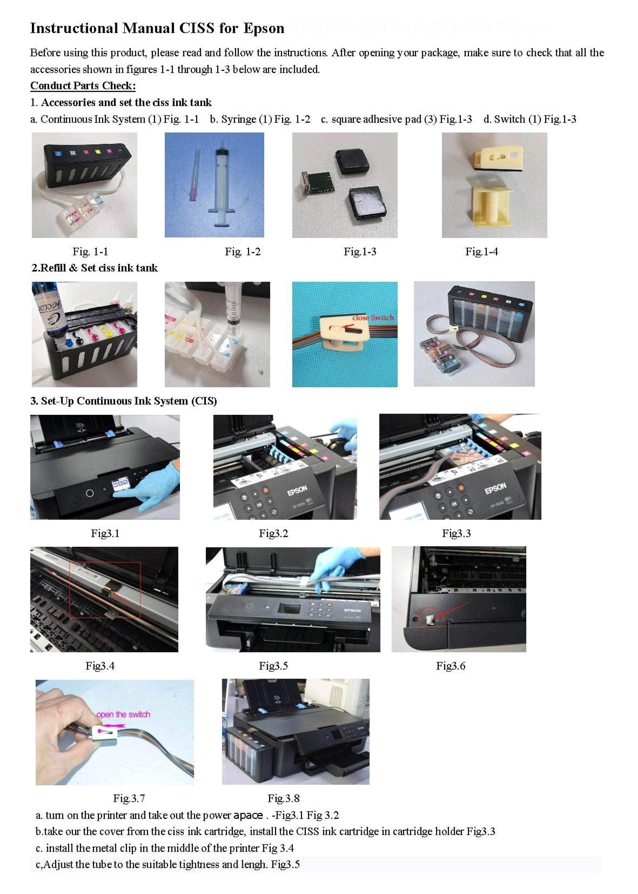 Buy Empty CISS CIS Ink T127 127 for 