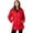 Engine Red, variant on Women's Plus Size Large Hooded Puffer Coat