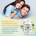 thumbnail image 4 of Vitalyra Nutritive Hair Complex – Biotin & Vitamin B Supplement for Healthy Hair, Skin & Nails – Hormone-Free, Gluten-Free – 60 Capsules, 4 of 6