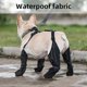 thumbnail image 2 of Botas con tirantes para perros, ajustables, impermeables, resistentes a la suciedad, para pasear al aire libre, correr, senderismo, con tirantes, protectores de patas Lucky_B, 2 of 5