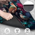 thumbnail image 3 of Sikiie Colorful Rose Bird Car Foot Mat Set of 4 Pieces Basics Universal Fit Rubber Carpet Floor Mats For Car SUV Van & Truck, 26.8"L x 17.3"W (Front), 13"L x 17.3"W(Rear), 3 of 6