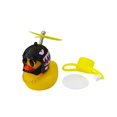 thumbnail image 1 of Timbre de bicicleta con forma de pato amarillo, diseño bonito con hélice giratoria y sonido interactivo, material ABS, apto para bicicletas y motocicletas., 1 of 5